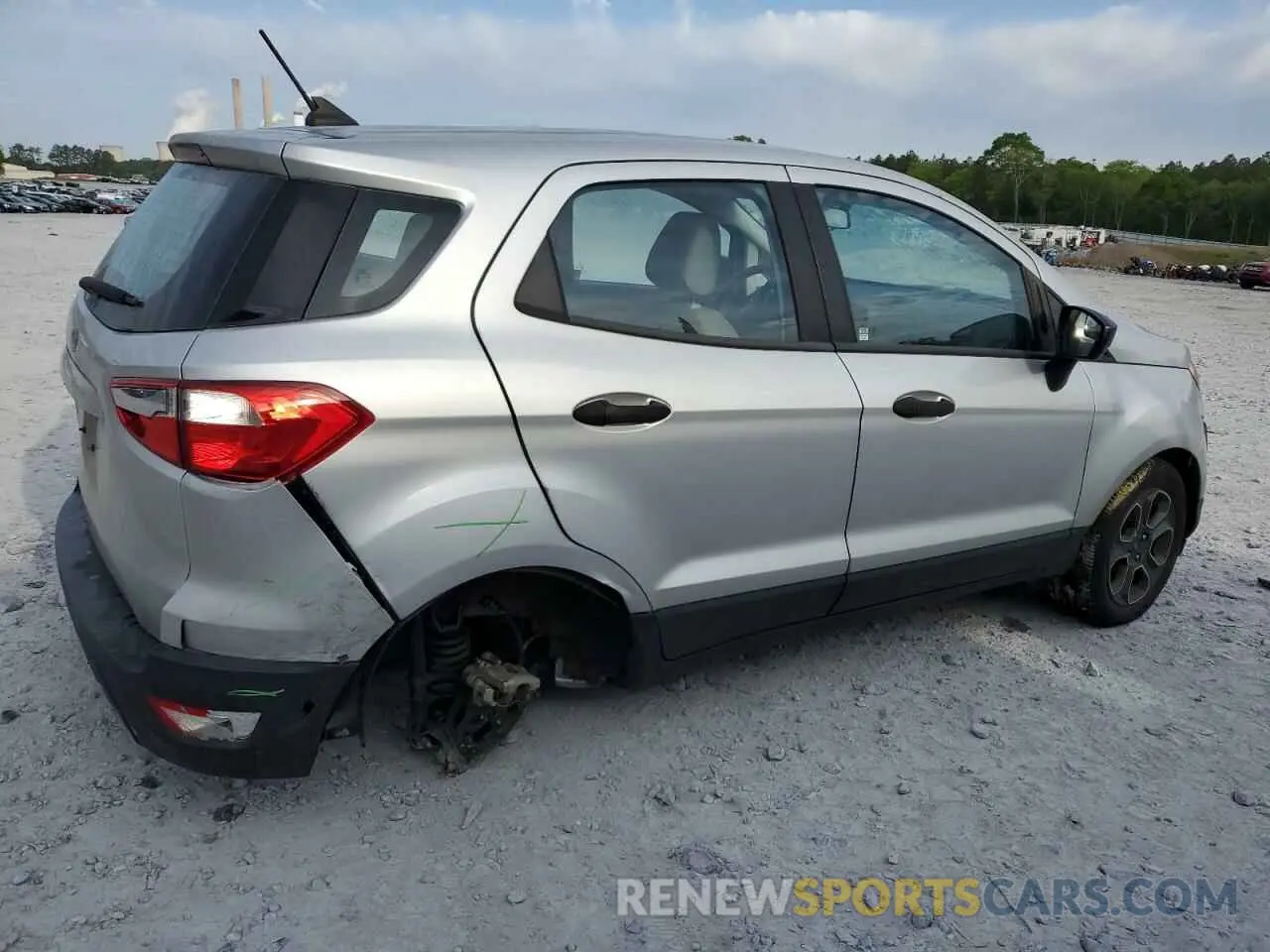3 Photograph of a damaged car MAJ3S2FE7MC402629 FORD ECOSPORT 2021
