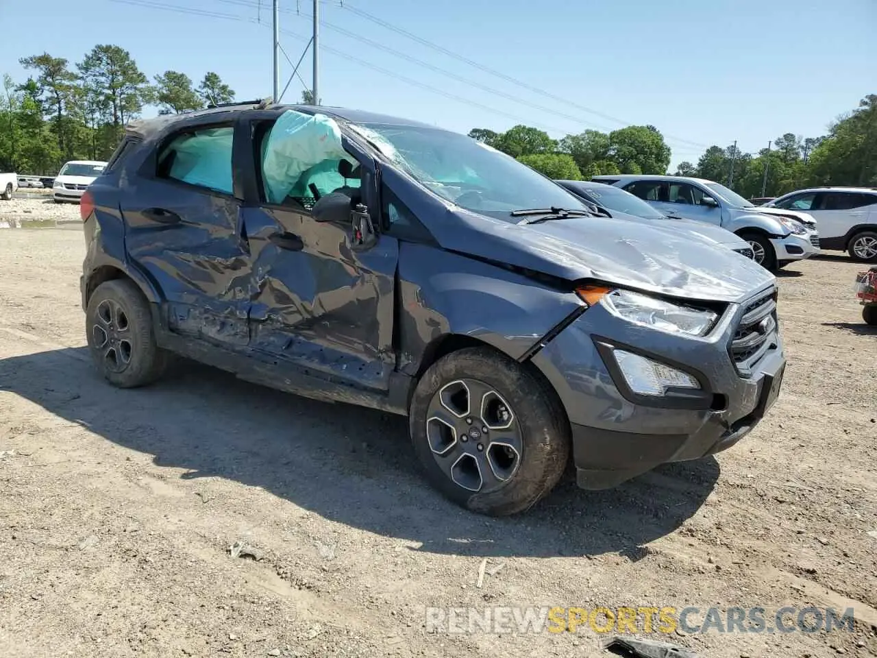 4 Photograph of a damaged car MAJ3S2FE7MC449434 FORD ECOSPORT 2021
