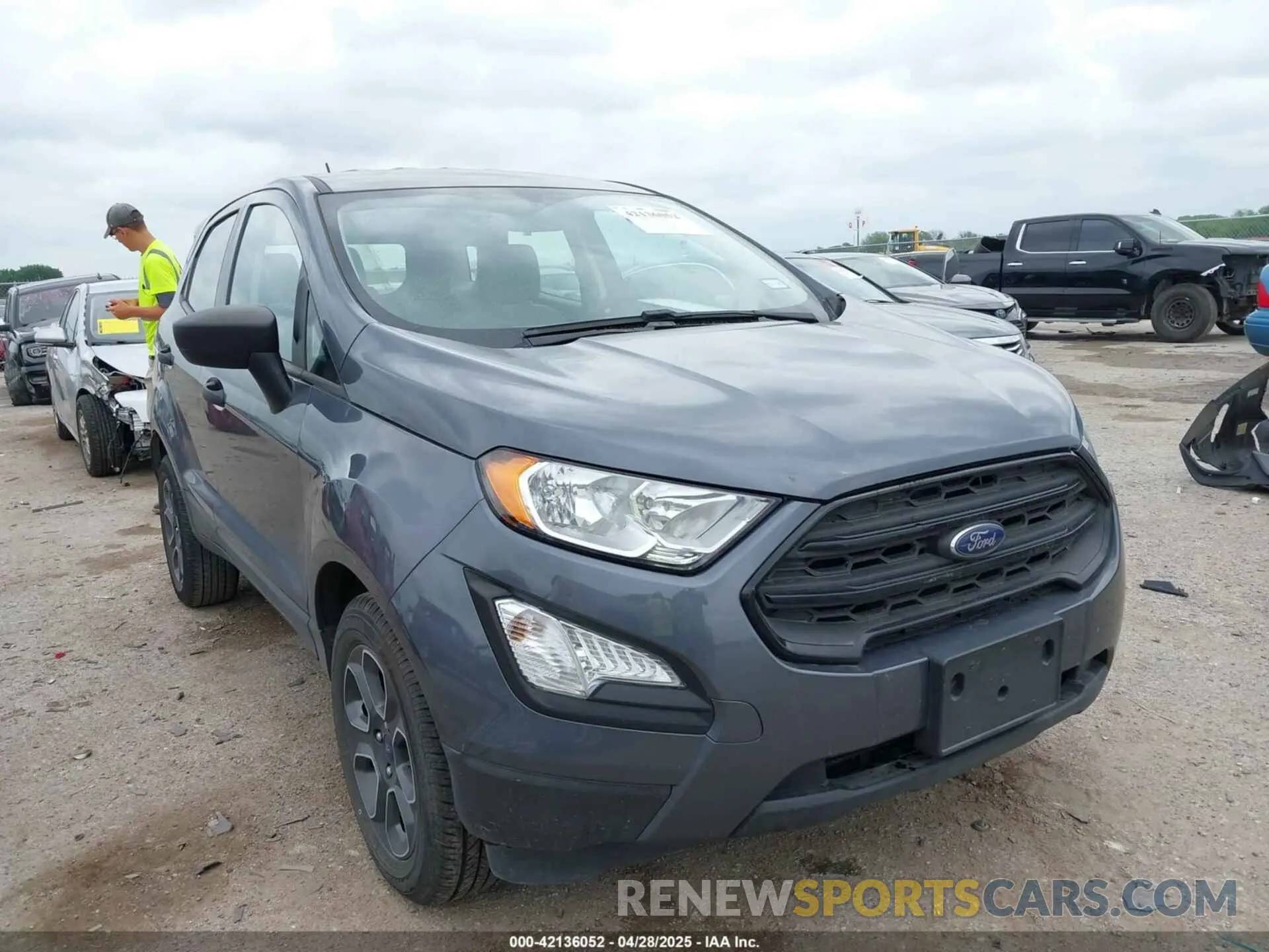 1 Фотография поврежденного автомобиля MAJ3S2FE7MC450597 FORD ECOSPORT 2021