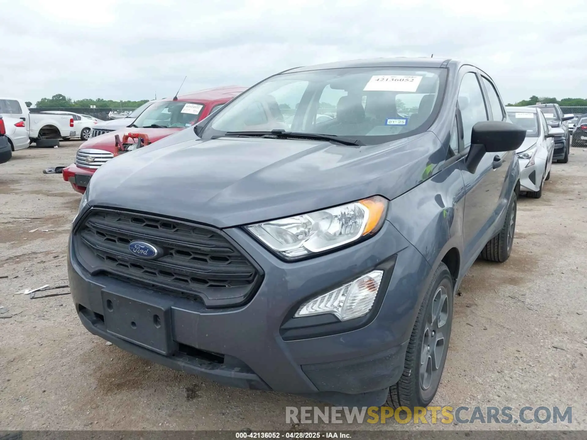 2 Фотография поврежденного автомобиля MAJ3S2FE7MC450597 FORD ECOSPORT 2021