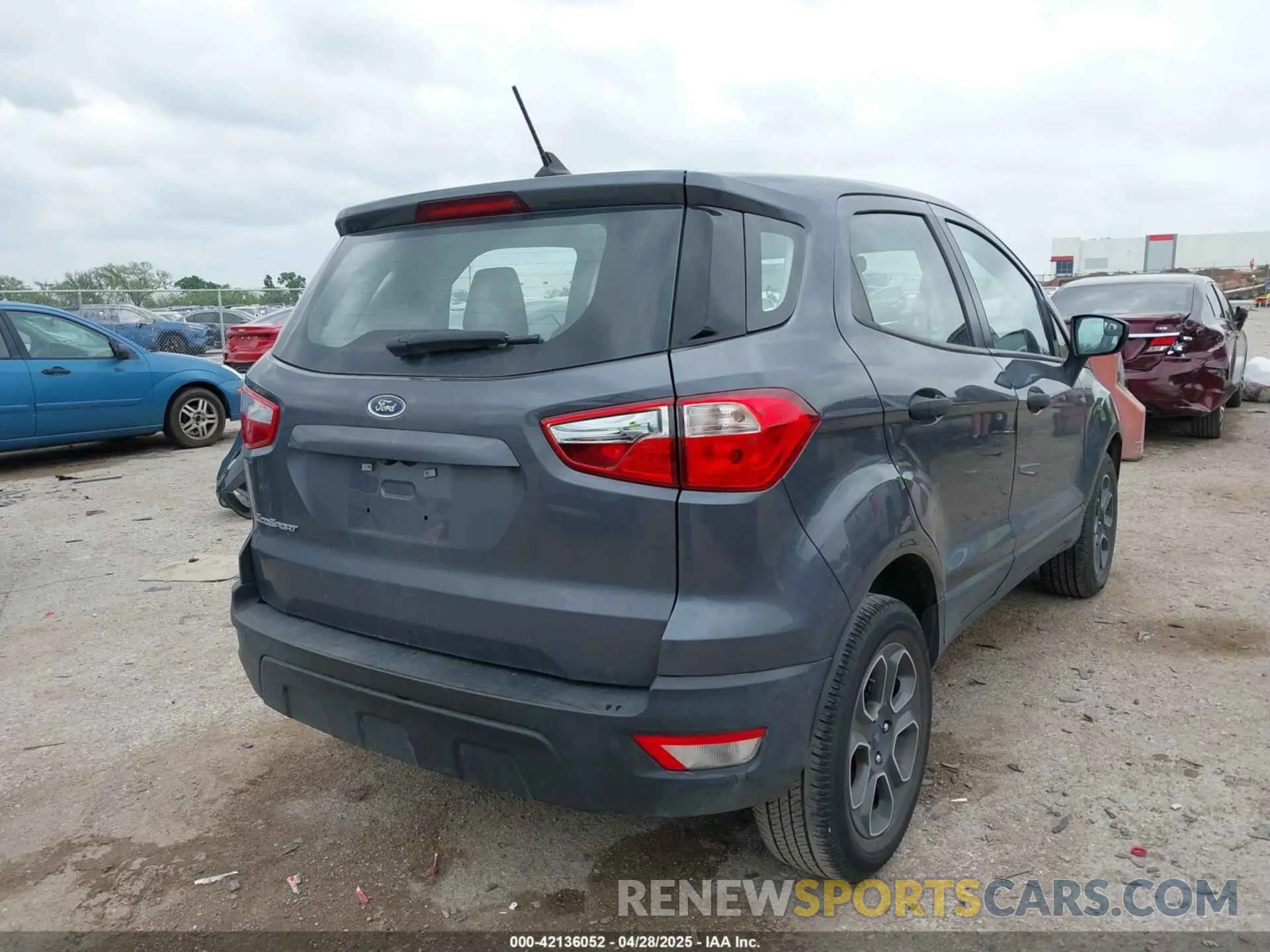 4 Фотография поврежденного автомобиля MAJ3S2FE7MC450597 FORD ECOSPORT 2021