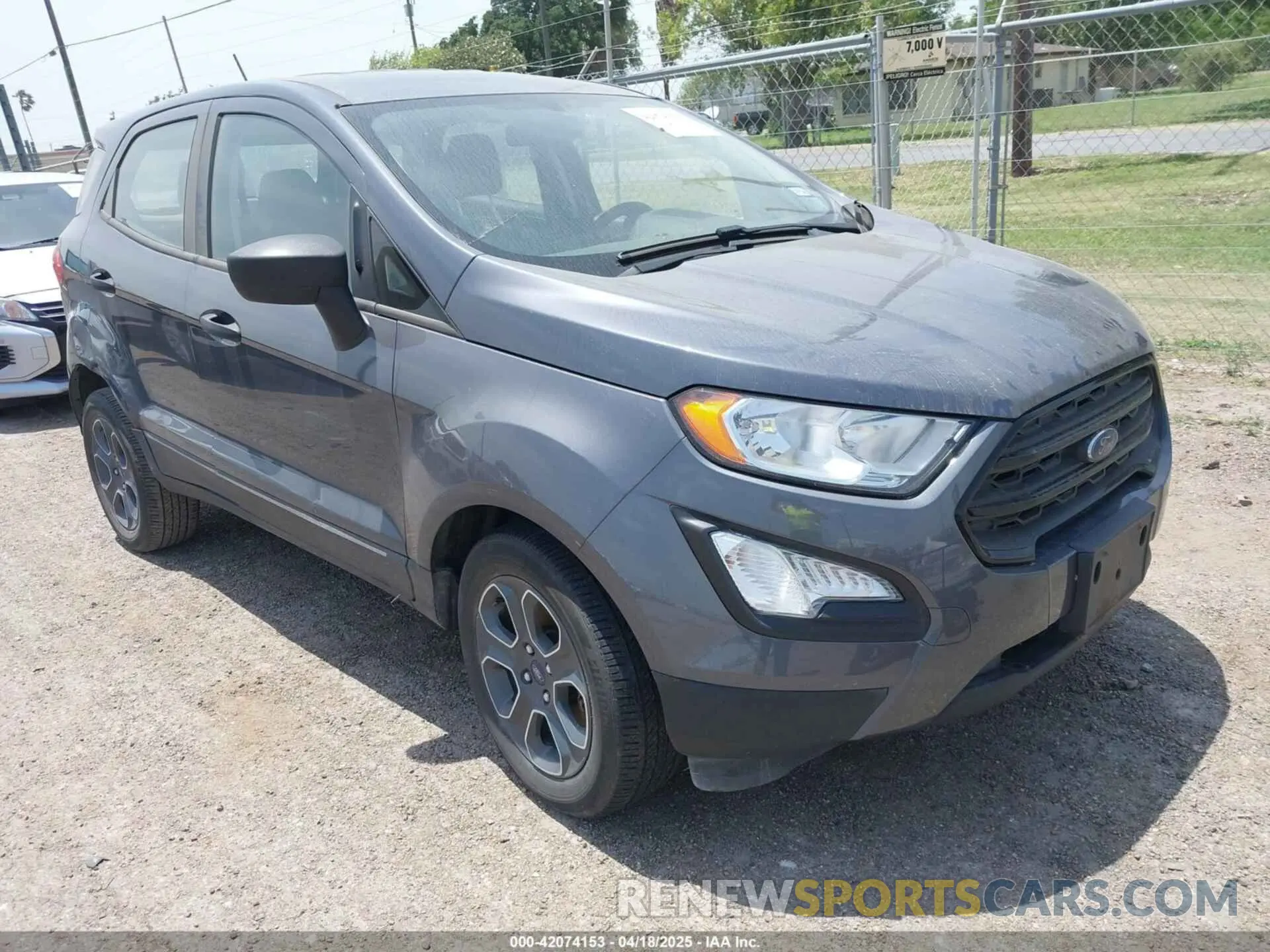 1 Фотография поврежденного автомобиля MAJ3S2FE8MC450611 FORD ECOSPORT 2021