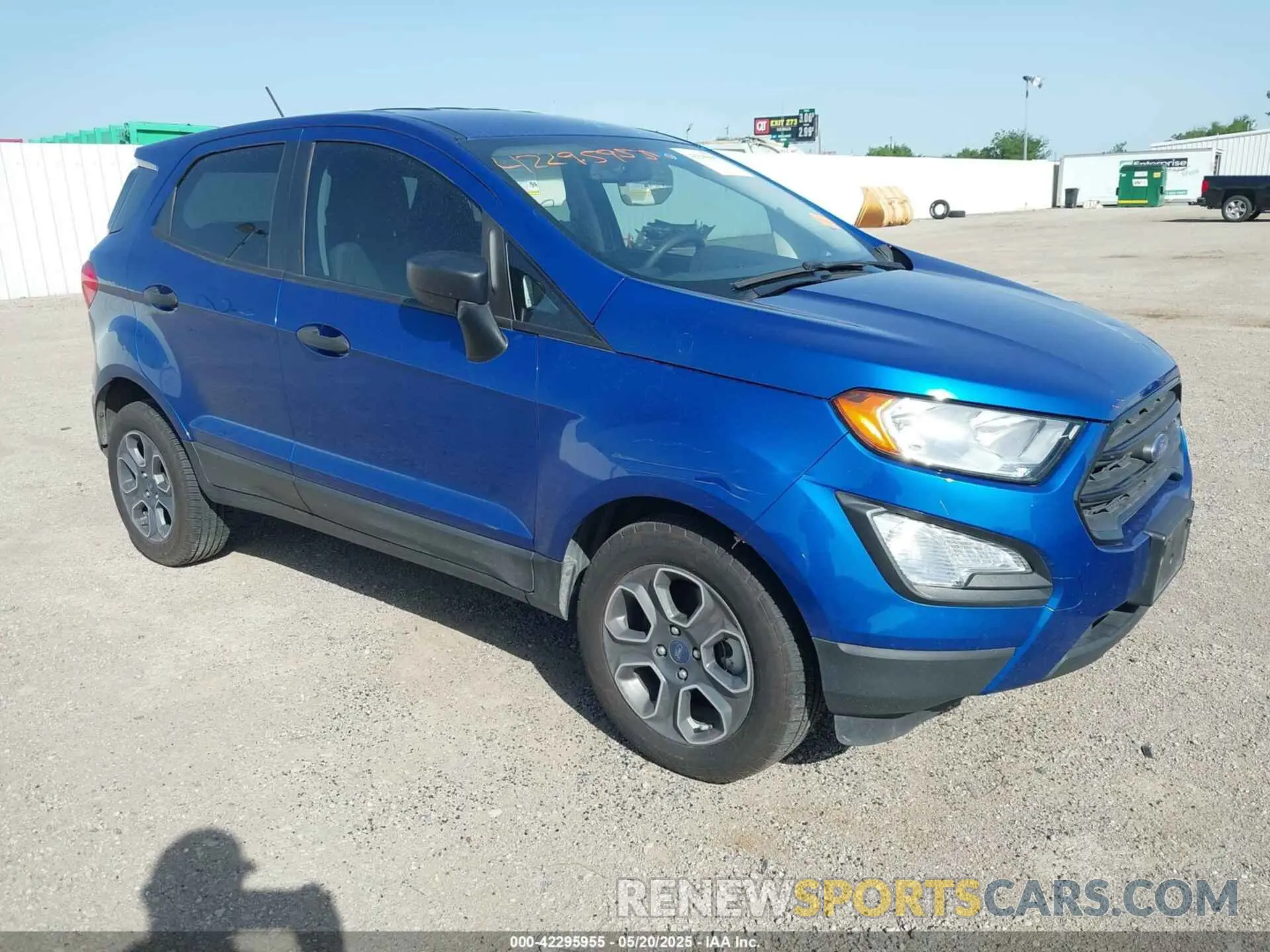 1 Photograph of a damaged car MAJ3S2FE9MC437818 FORD ECOSPORT 2021