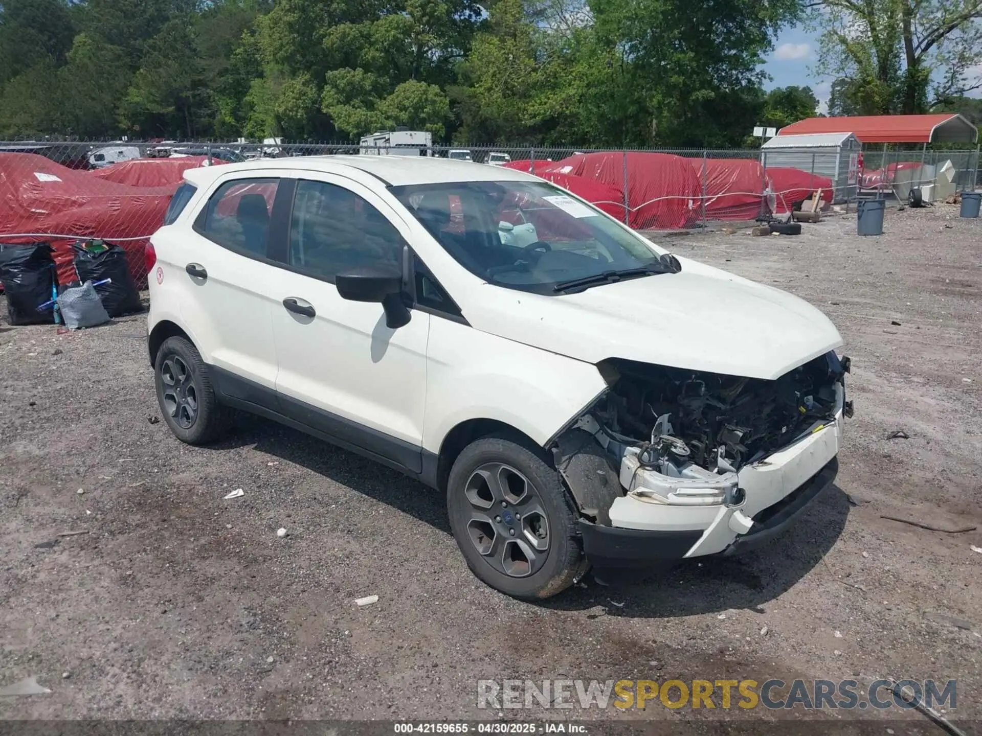1 Фотография поврежденного автомобиля MAJ3S2FE9MC440508 FORD ECOSPORT 2021