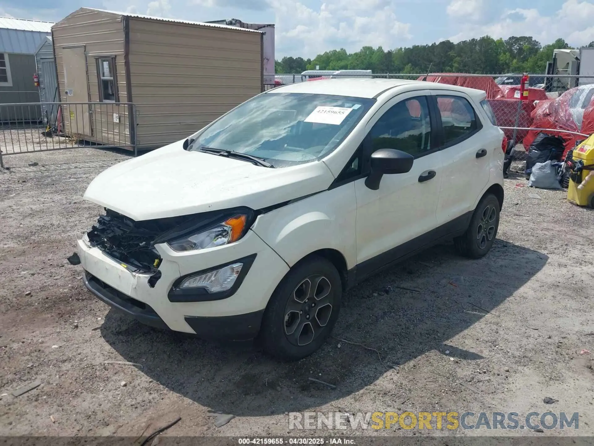 2 Фотография поврежденного автомобиля MAJ3S2FE9MC440508 FORD ECOSPORT 2021