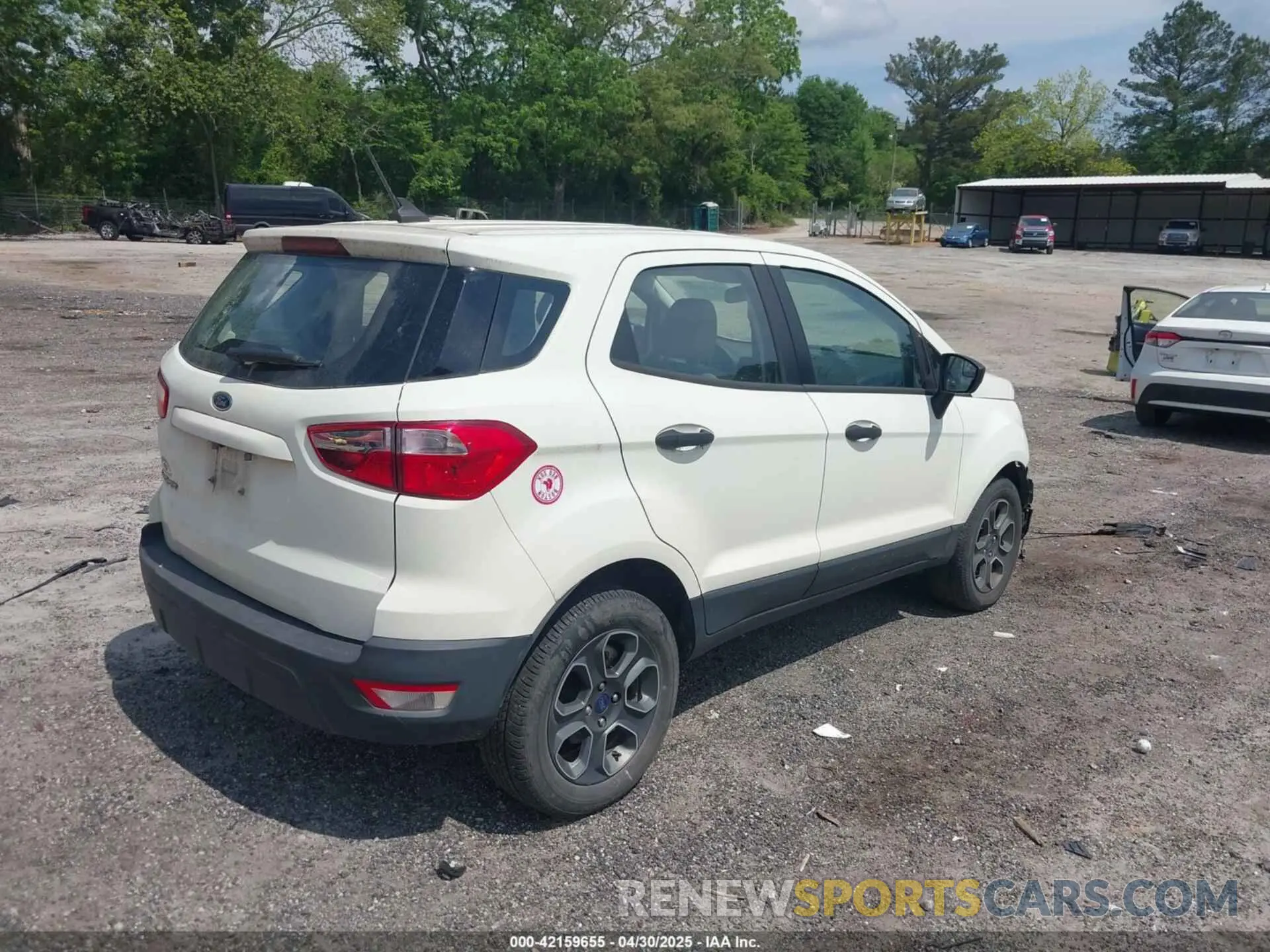 4 Фотография поврежденного автомобиля MAJ3S2FE9MC440508 FORD ECOSPORT 2021