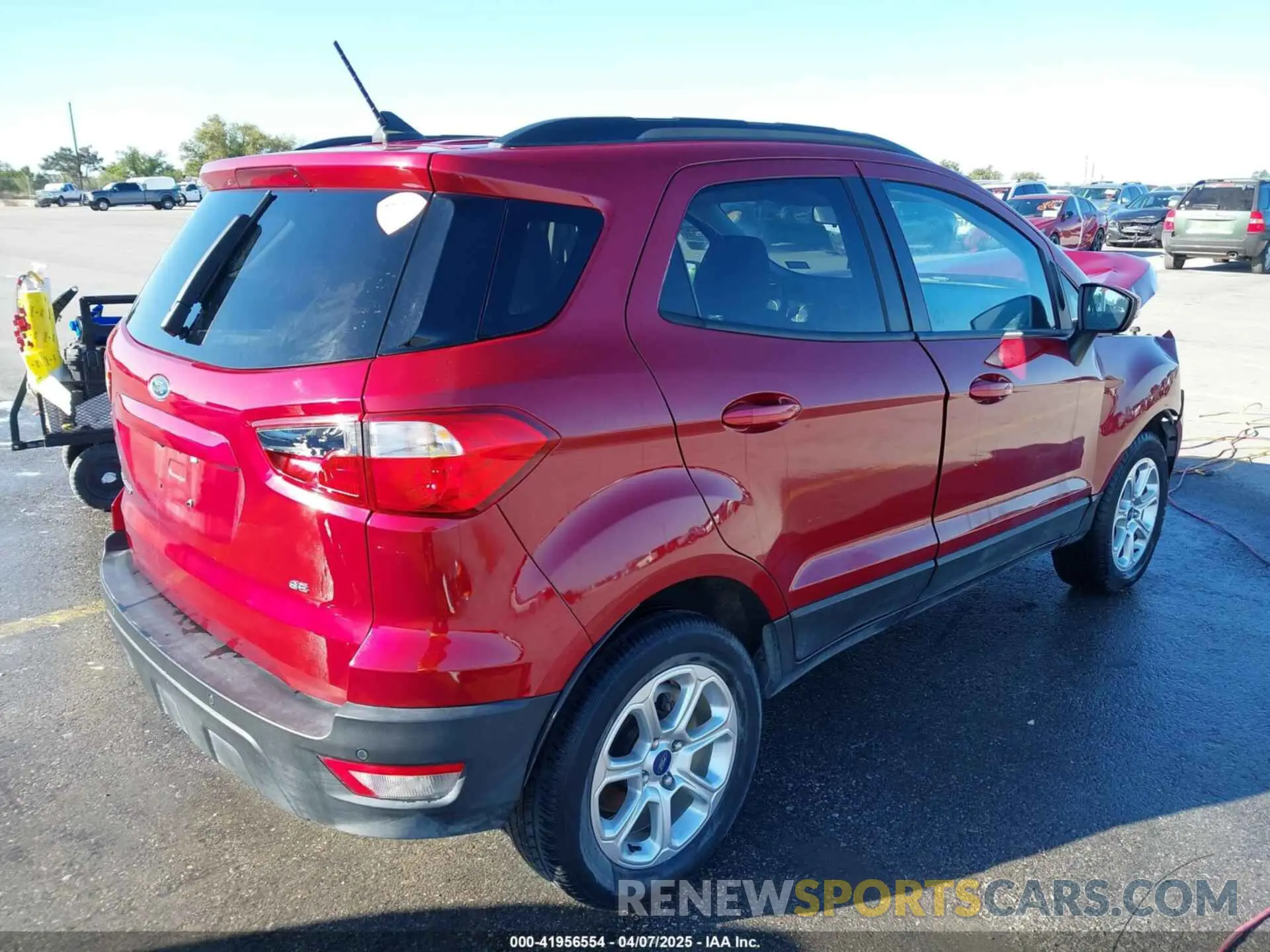 4 Photograph of a damaged car MAJ3S2GE0MC456479 FORD ECOSPORT 2021