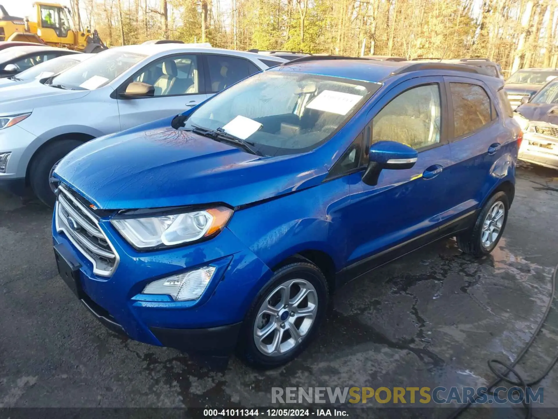 2 Фотография поврежденного автомобиля MAJ3S2GE1MC436841 FORD ECOSPORT 2021