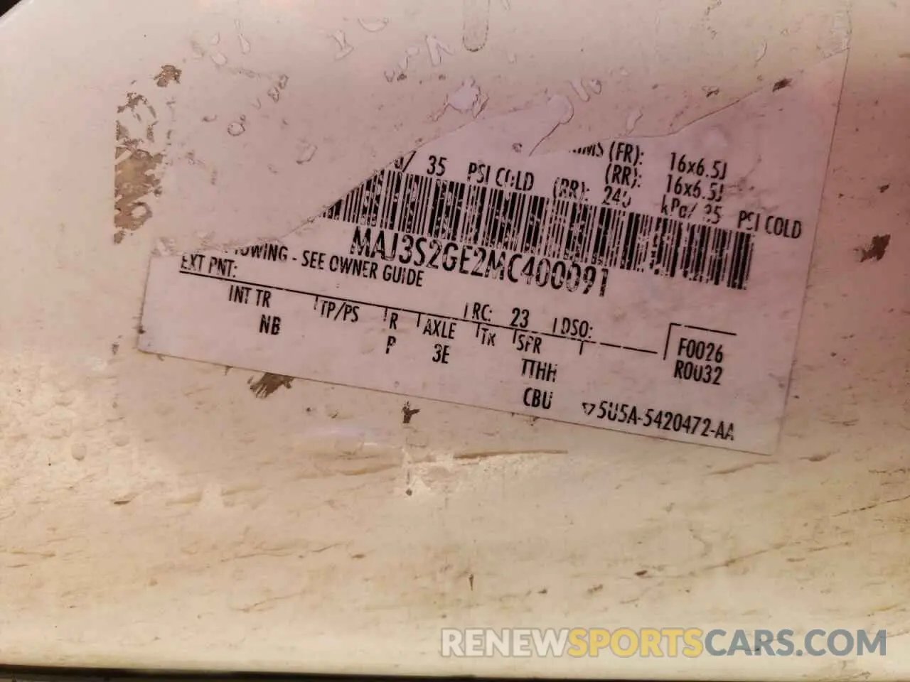 13 Фотография поврежденного автомобиля MAJ3S2GE2MC400091 FORD ECOSPORT 2021