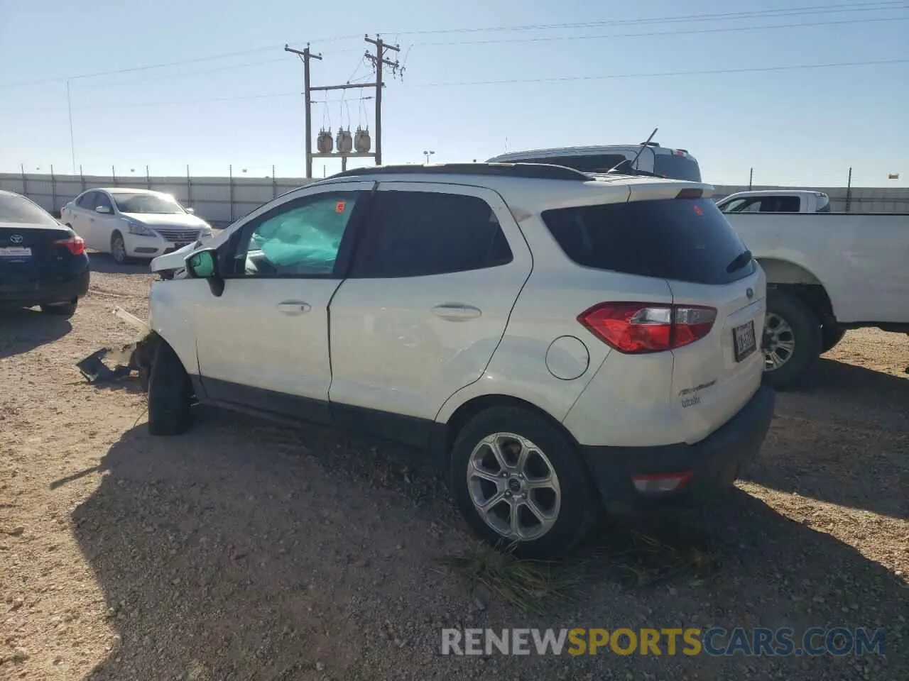 2 Фотография поврежденного автомобиля MAJ3S2GE2MC400091 FORD ECOSPORT 2021