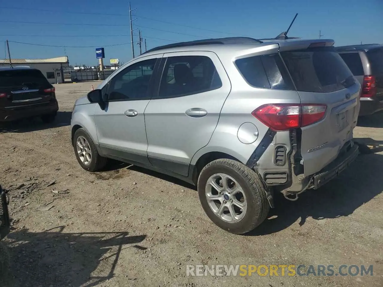 2 Фотография поврежденного автомобиля MAJ3S2GE2MC445273 FORD ECOSPORT 2021