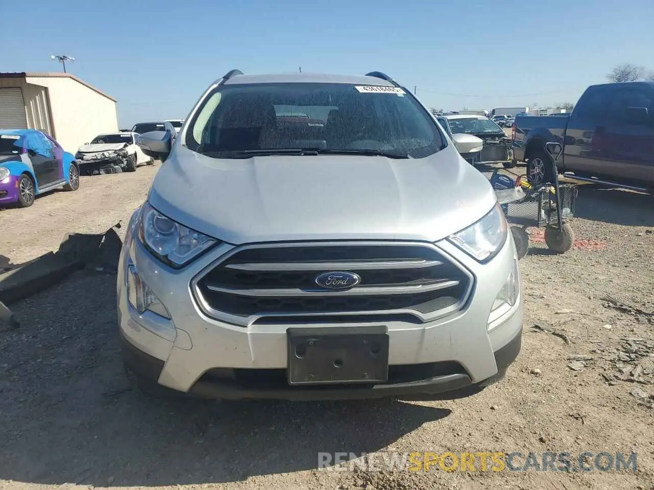 5 Фотография поврежденного автомобиля MAJ3S2GE2MC445273 FORD ECOSPORT 2021