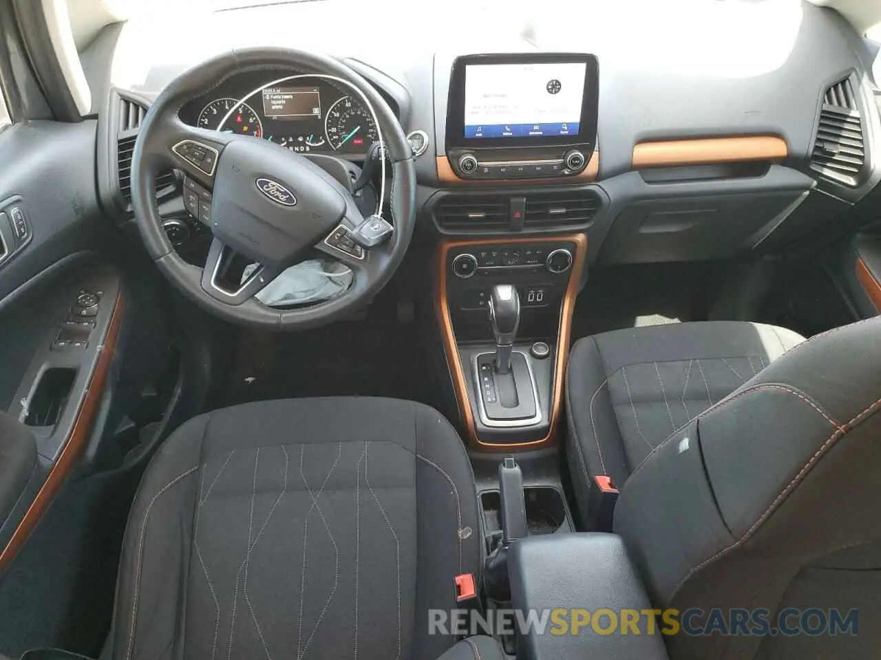 8 Фотография поврежденного автомобиля MAJ3S2GE3MC449705 FORD ECOSPORT 2021