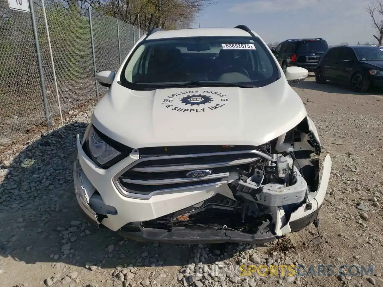 5 Фотография поврежденного автомобиля MAJ3S2GE3MC455603 FORD ECOSPORT 2021