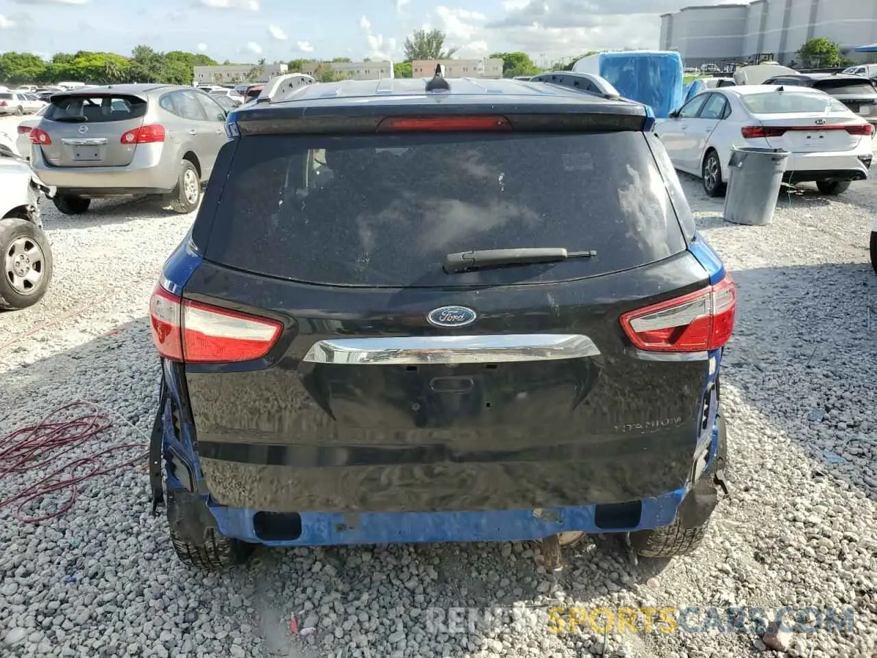 6 Фотография поврежденного автомобиля MAJ3S2GE3MC456492 FORD ECOSPORT 2021
