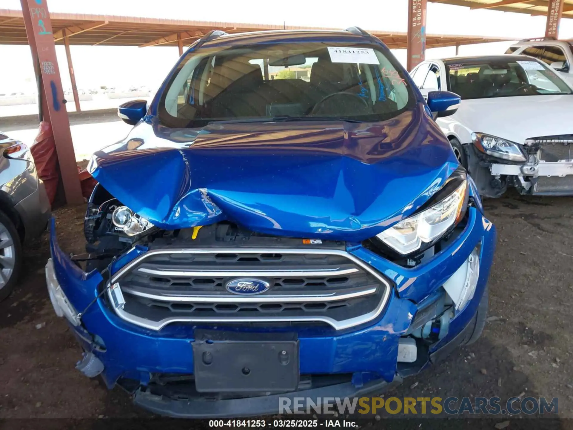 12 Фотография поврежденного автомобиля MAJ3S2GE4MC445646 FORD ECOSPORT 2021