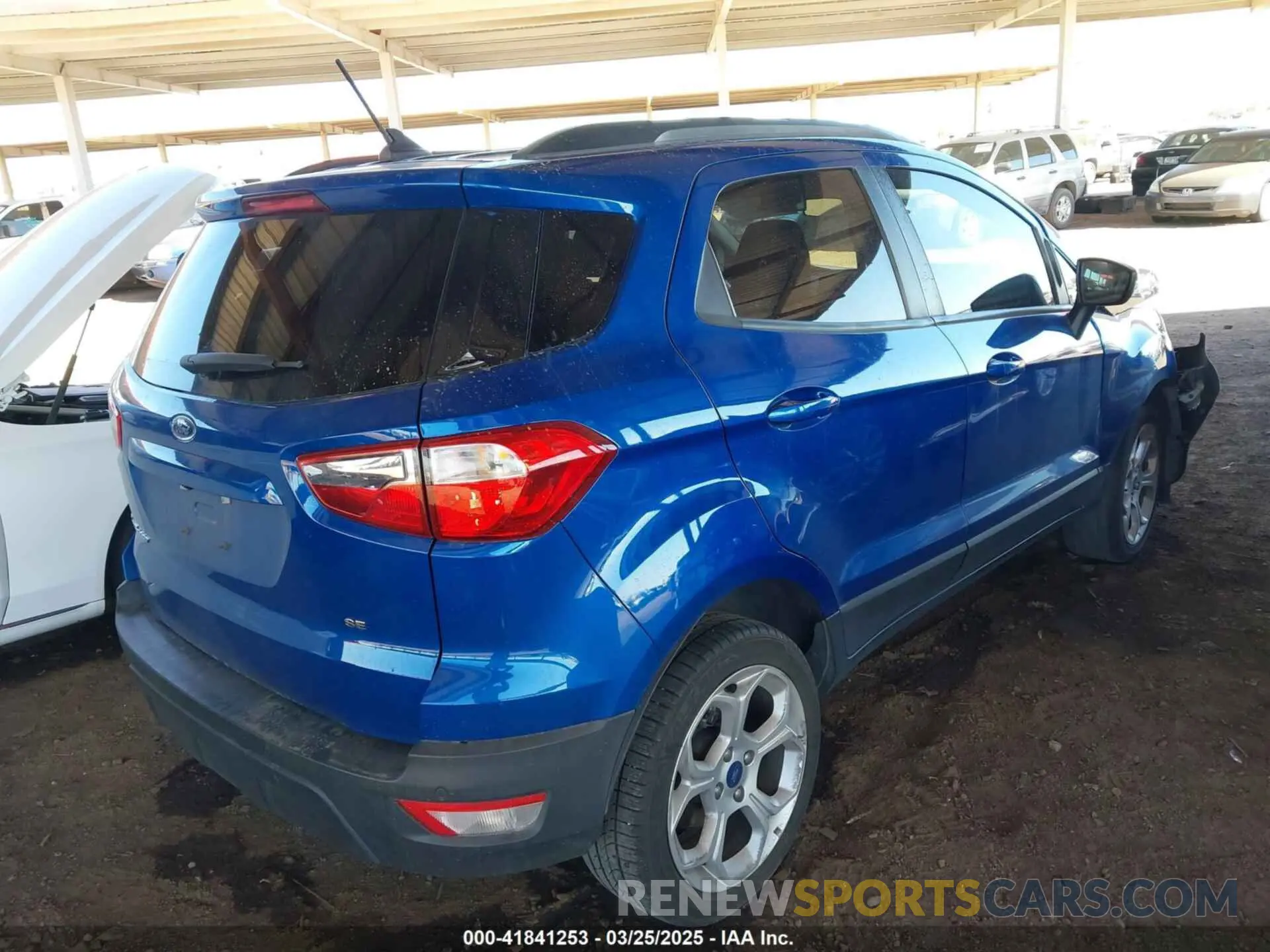 4 Фотография поврежденного автомобиля MAJ3S2GE4MC445646 FORD ECOSPORT 2021