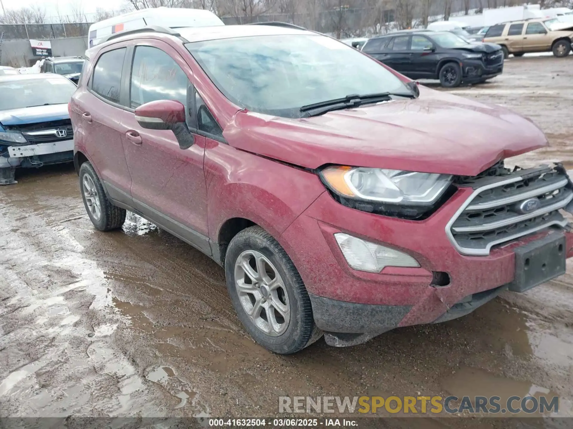 1 Фотография поврежденного автомобиля MAJ3S2GE5MC446322 FORD ECOSPORT 2021