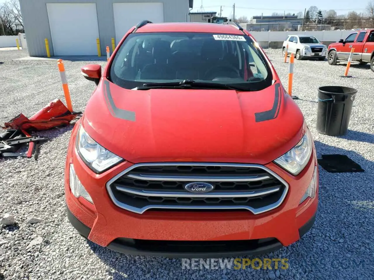 5 Фотография поврежденного автомобиля MAJ3S2GE8MC408423 FORD ECOSPORT 2021