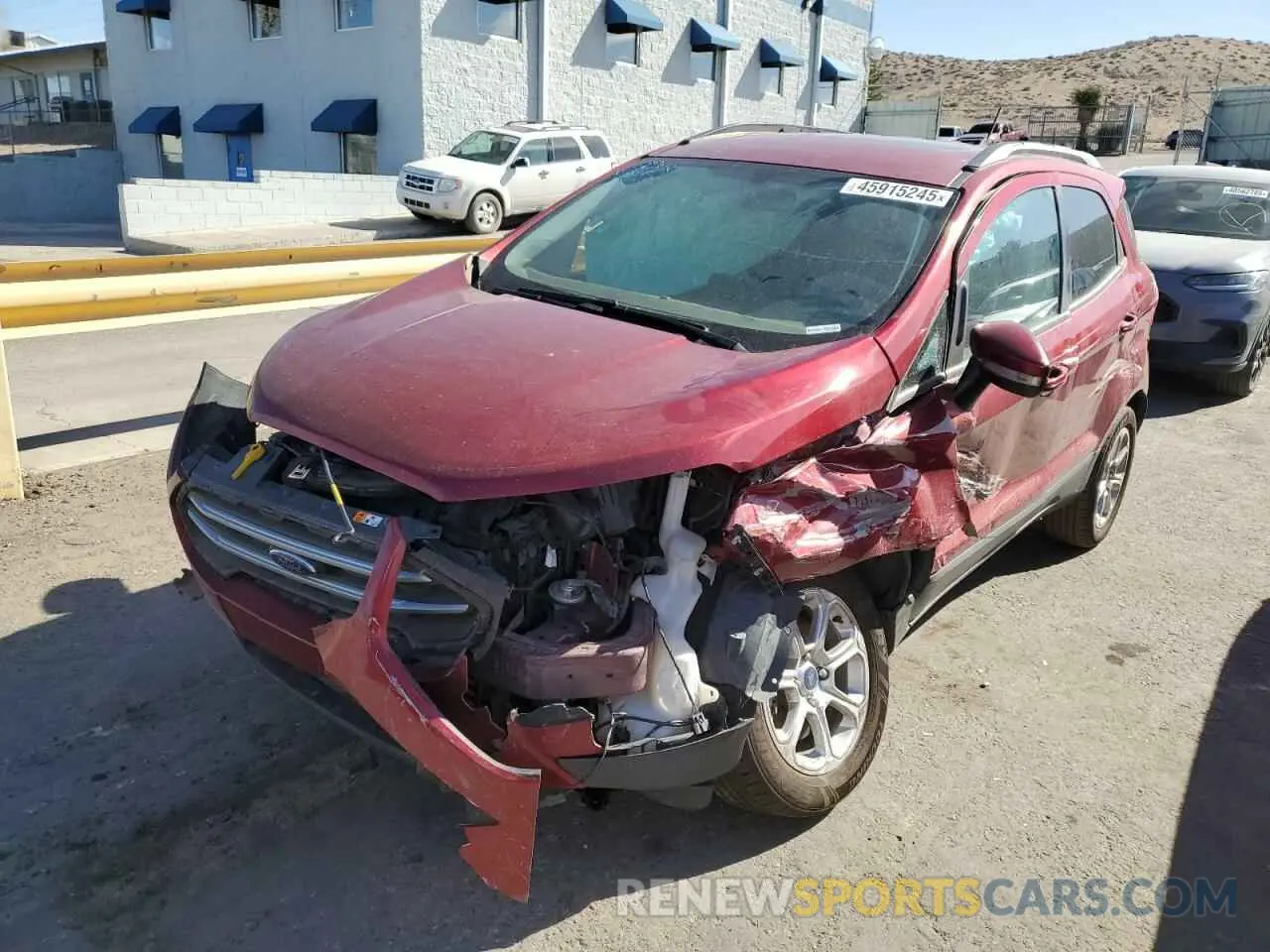1 Фотография поврежденного автомобиля MAJ3S2GE8MC436335 FORD ECOSPORT 2021