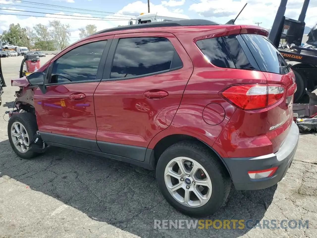 2 Фотография поврежденного автомобиля MAJ3S2GE9MC399425 FORD ECOSPORT 2021