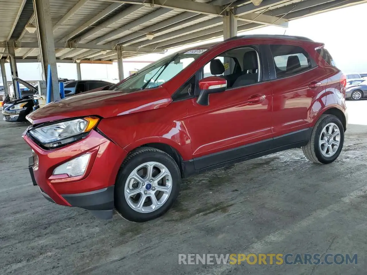 1 Photograph of a damaged car MAJ3S2GE9MC446498 FORD ECOSPORT 2021