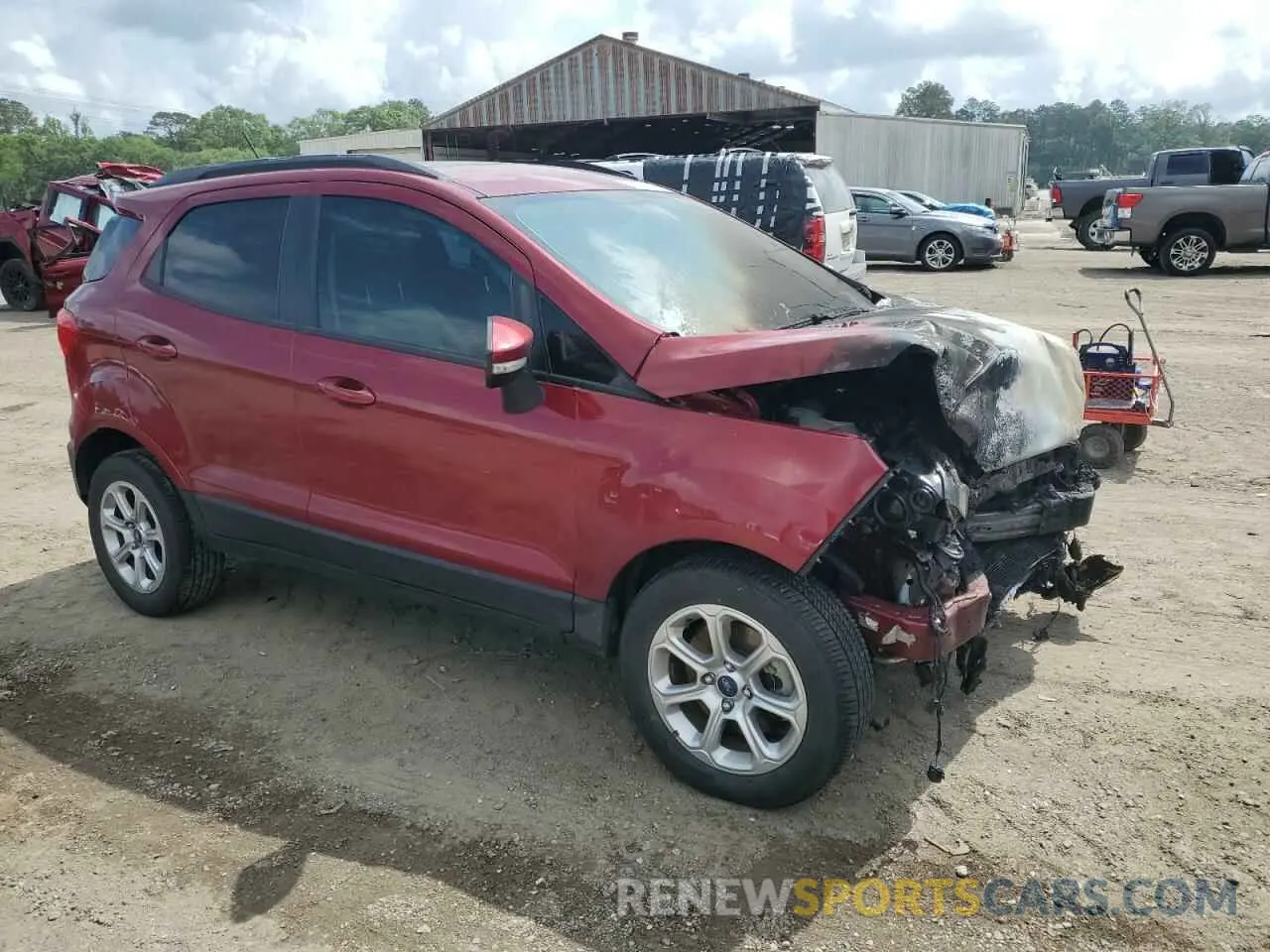 4 Photograph of a damaged car MAJ3S2GE9MC449479 FORD ECOSPORT 2021