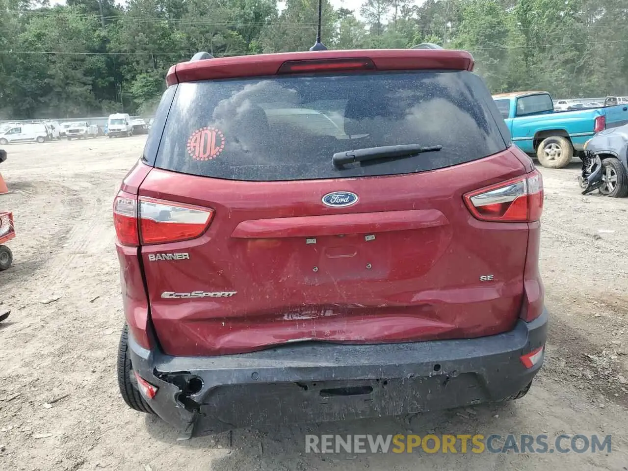 6 Photograph of a damaged car MAJ3S2GE9MC449479 FORD ECOSPORT 2021