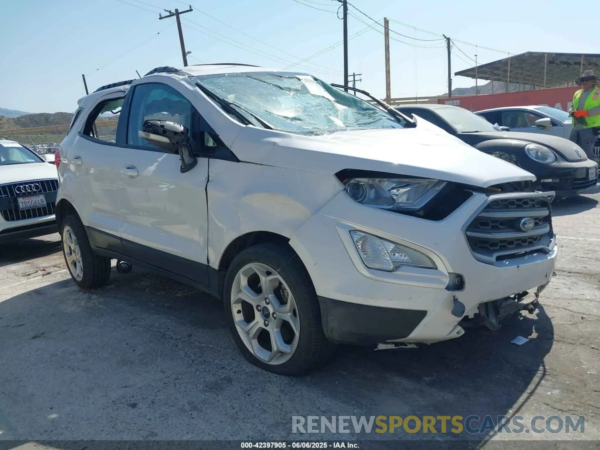 1 Фотография поврежденного автомобиля MAJ3S2GEXMC408021 FORD ECOSPORT 2021