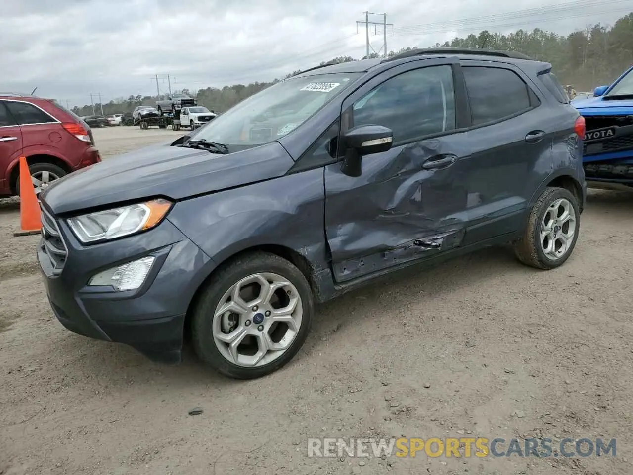 1 Photograph of a damaged car MAJ3S2GEXMC439690 FORD ECOSPORT 2021