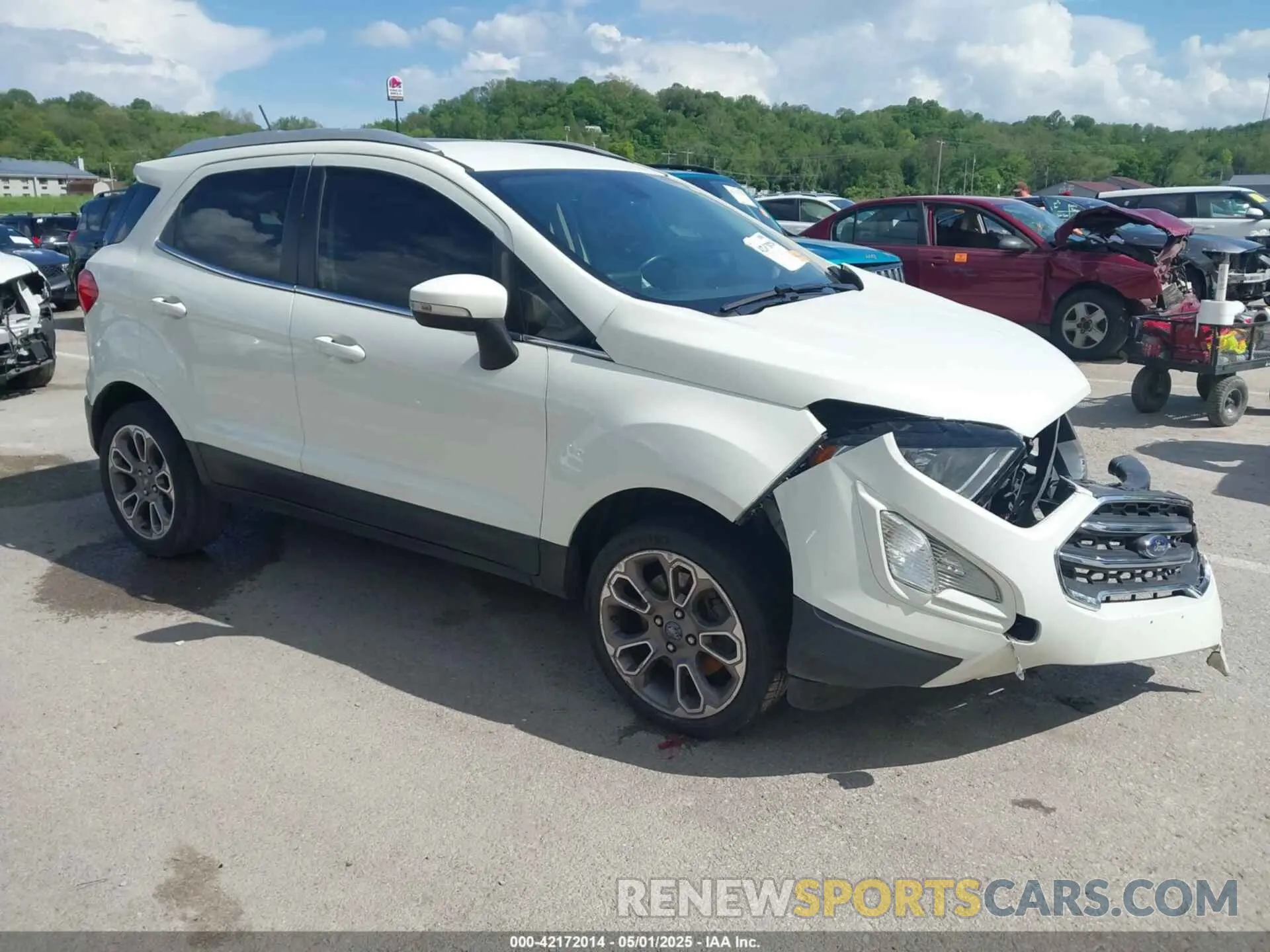 1 Фотография поврежденного автомобиля MAJ3S2KE3MC400477 FORD ECOSPORT 2021