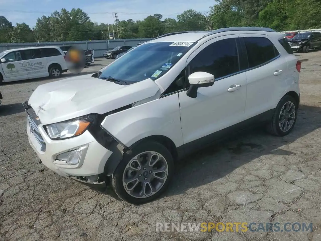 1 Фотография поврежденного автомобиля MAJ3S2KE9MC439929 FORD ECOSPORT 2021