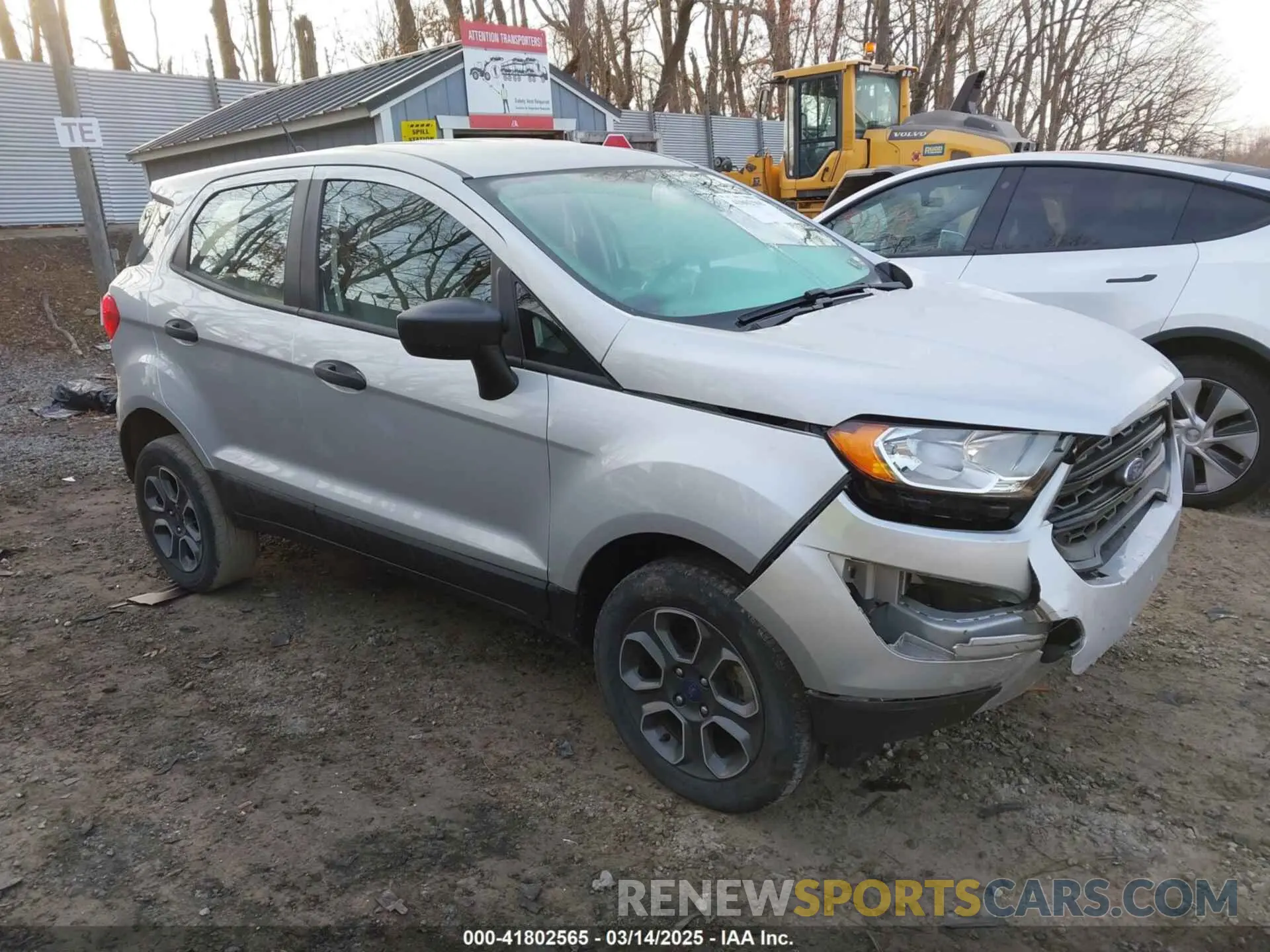 1 Фотография поврежденного автомобиля MAJ6S3FL0MC427891 FORD ECOSPORT 2021