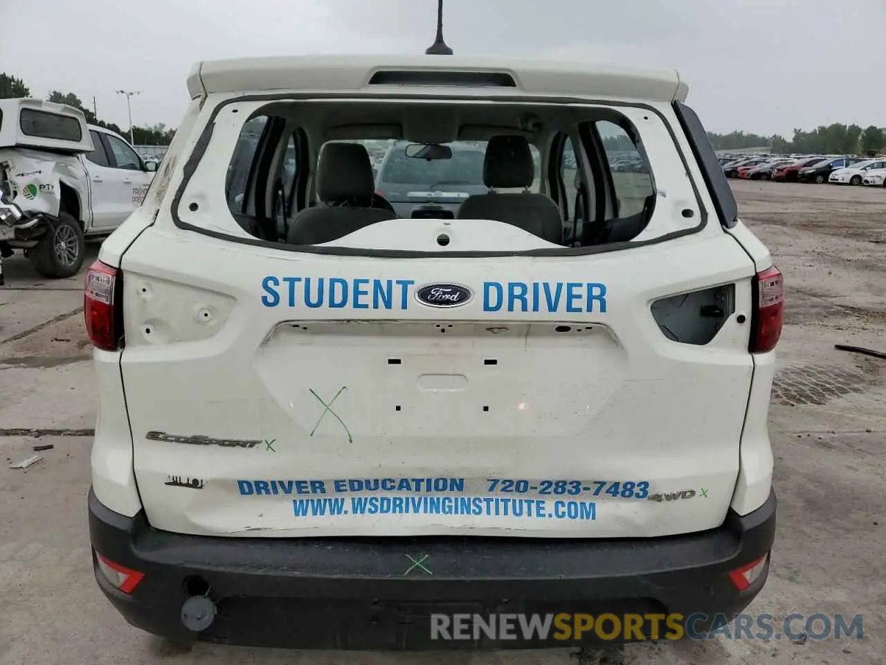 6 Photograph of a damaged car MAJ6S3FL1MC398238 FORD ECOSPORT 2021