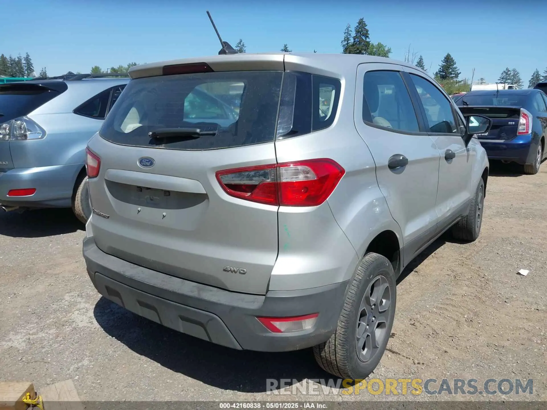 4 Фотография поврежденного автомобиля MAJ6S3FL2MC409439 FORD ECOSPORT 2021