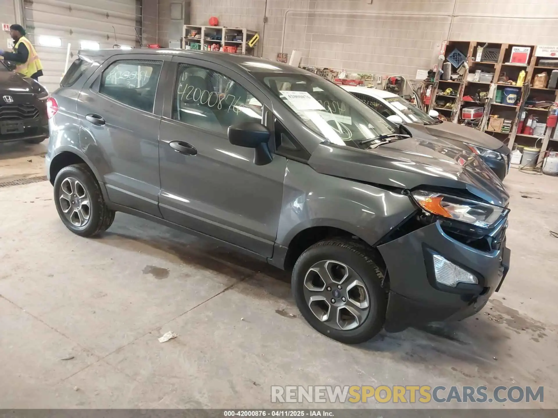 1 Фотография поврежденного автомобиля MAJ6S3FL2MC439637 FORD ECOSPORT 2021