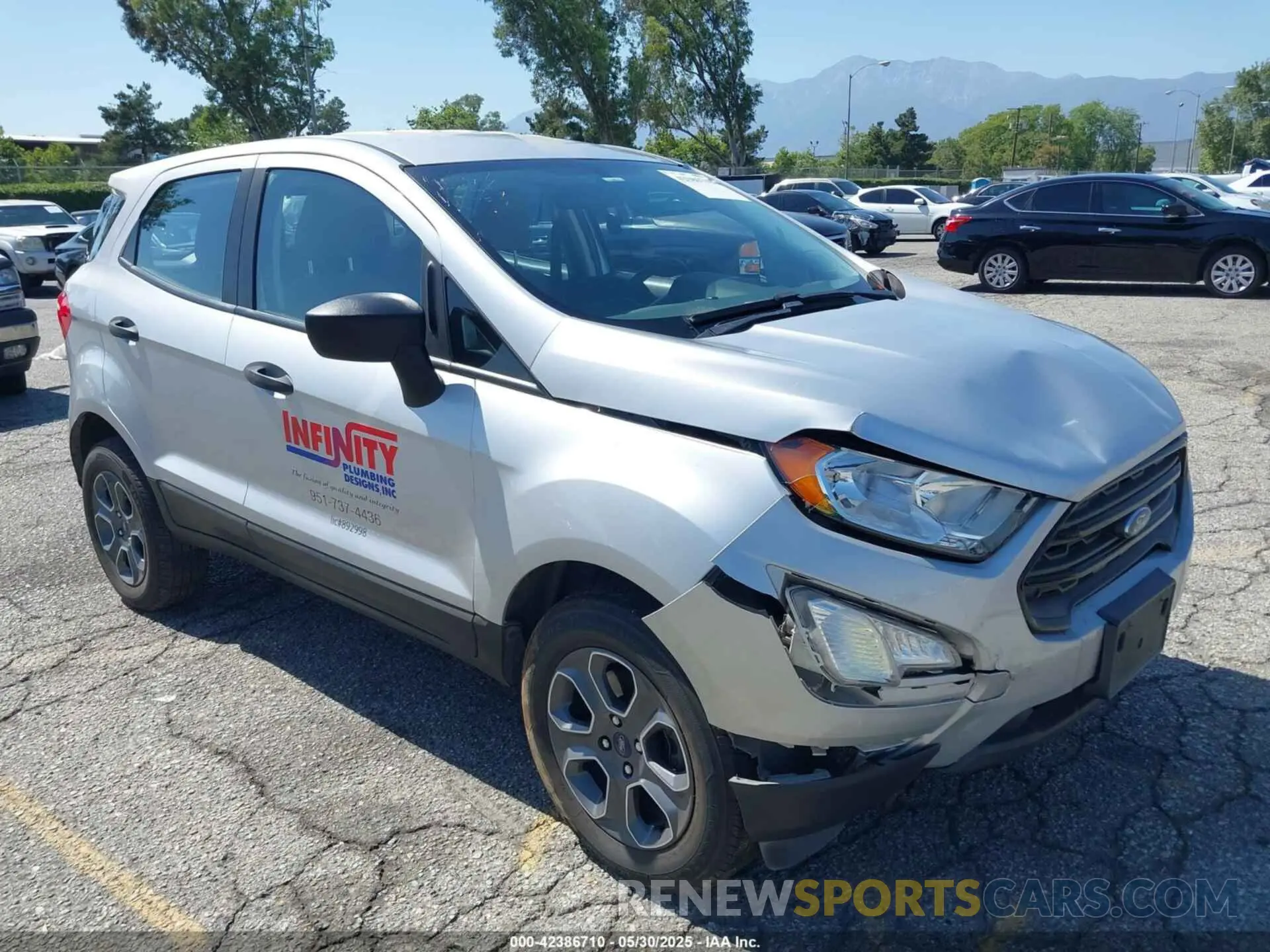 1 Фотография поврежденного автомобиля MAJ6S3FL7MC413096 FORD ECOSPORT 2021