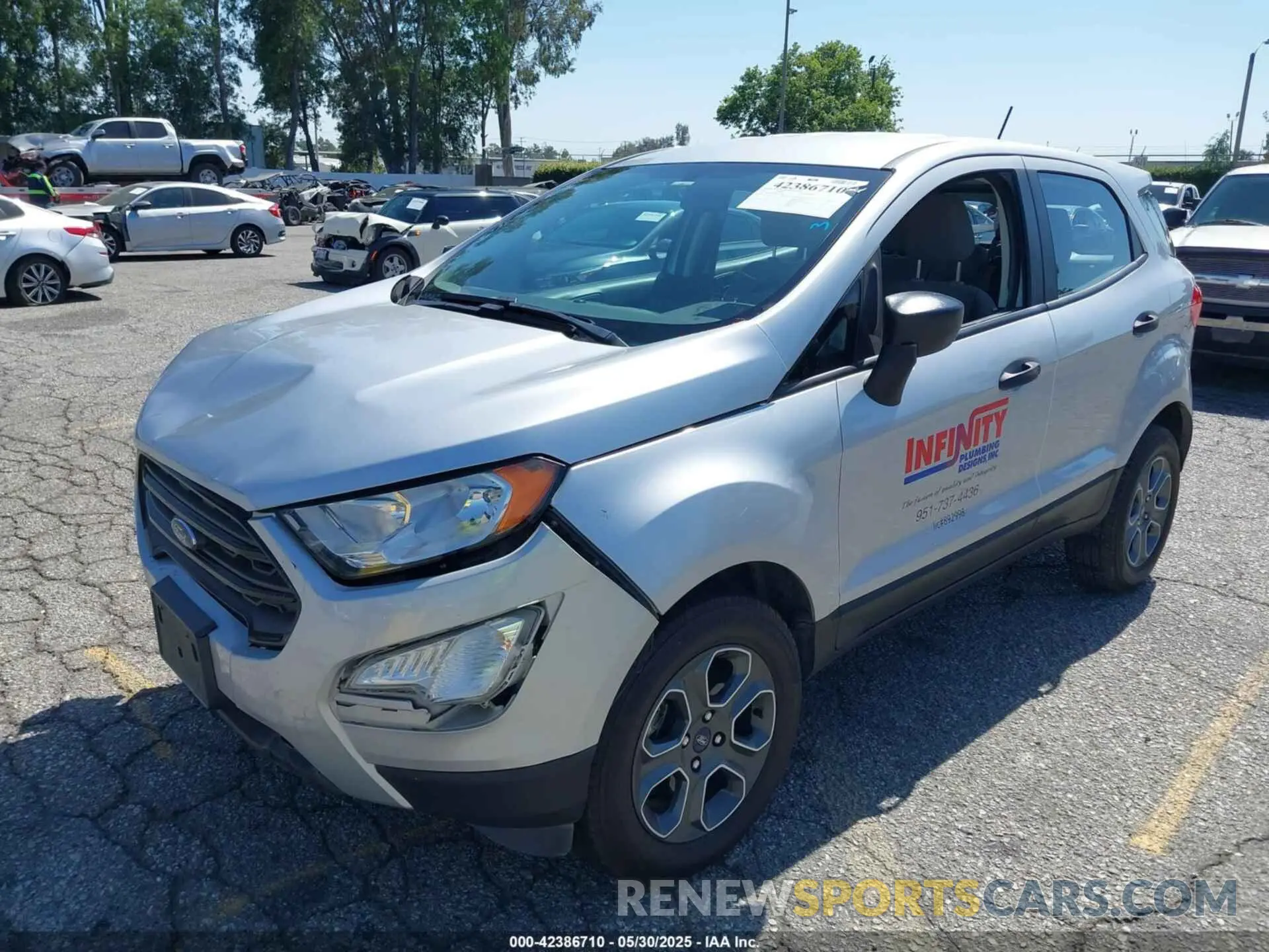 2 Фотография поврежденного автомобиля MAJ6S3FL7MC413096 FORD ECOSPORT 2021