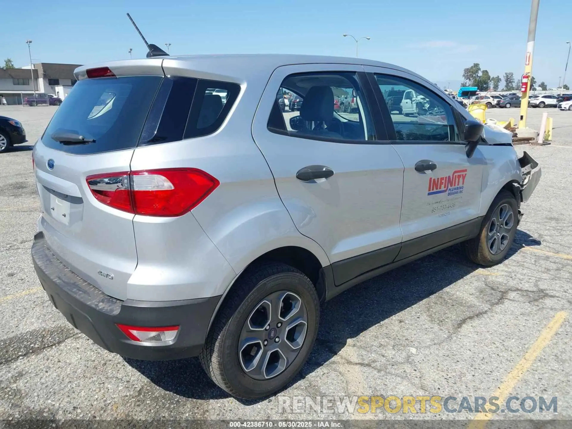 4 Фотография поврежденного автомобиля MAJ6S3FL7MC413096 FORD ECOSPORT 2021