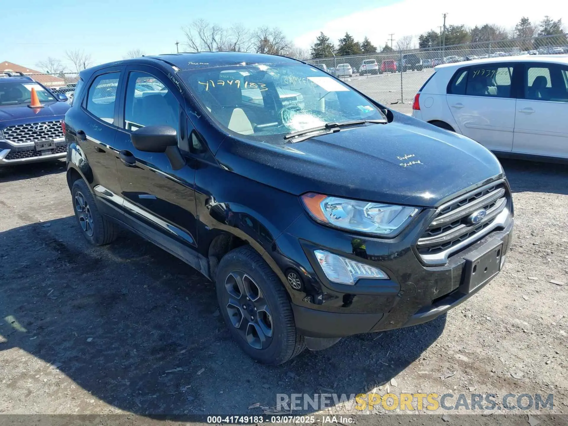 1 Фотография поврежденного автомобиля MAJ6S3FL9MC402973 FORD ECOSPORT 2021
