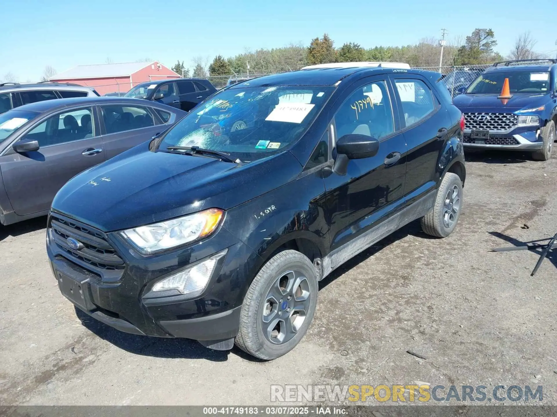 2 Фотография поврежденного автомобиля MAJ6S3FL9MC402973 FORD ECOSPORT 2021