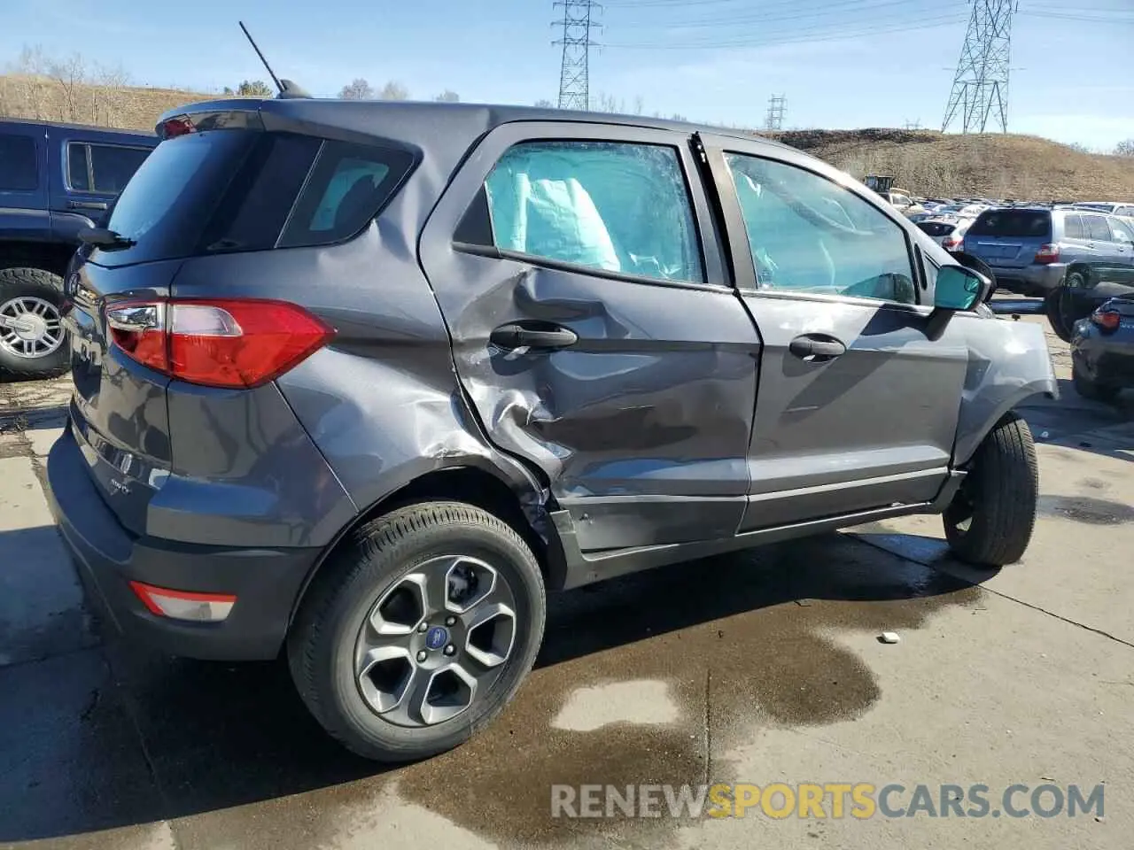 3 Фотография поврежденного автомобиля MAJ6S3FLXMC455214 FORD ECOSPORT 2021