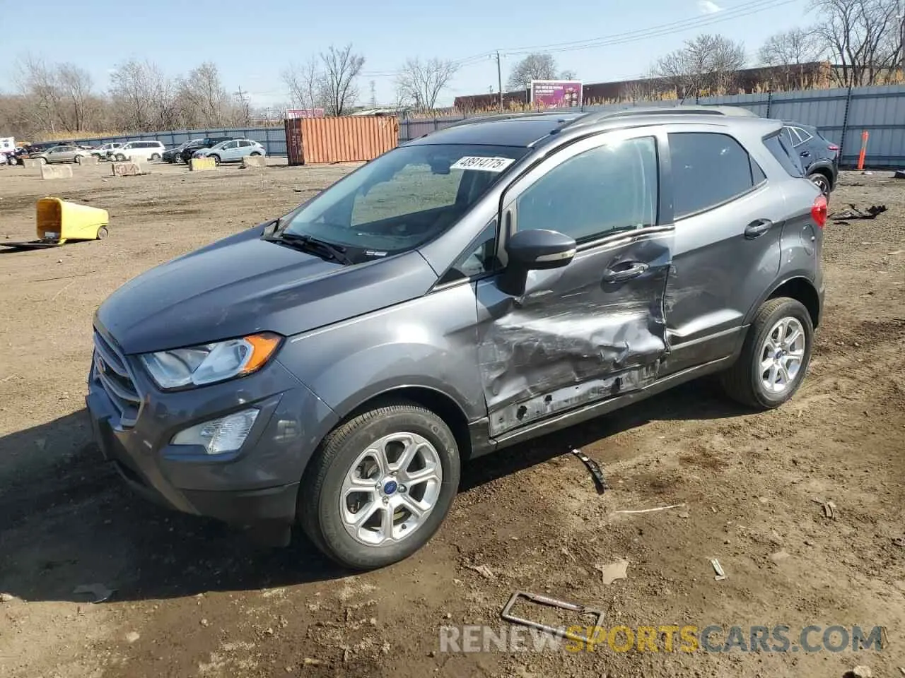 1 Photograph of a damaged car MAJ6S3GL1MC400763 FORD ECOSPORT 2021
