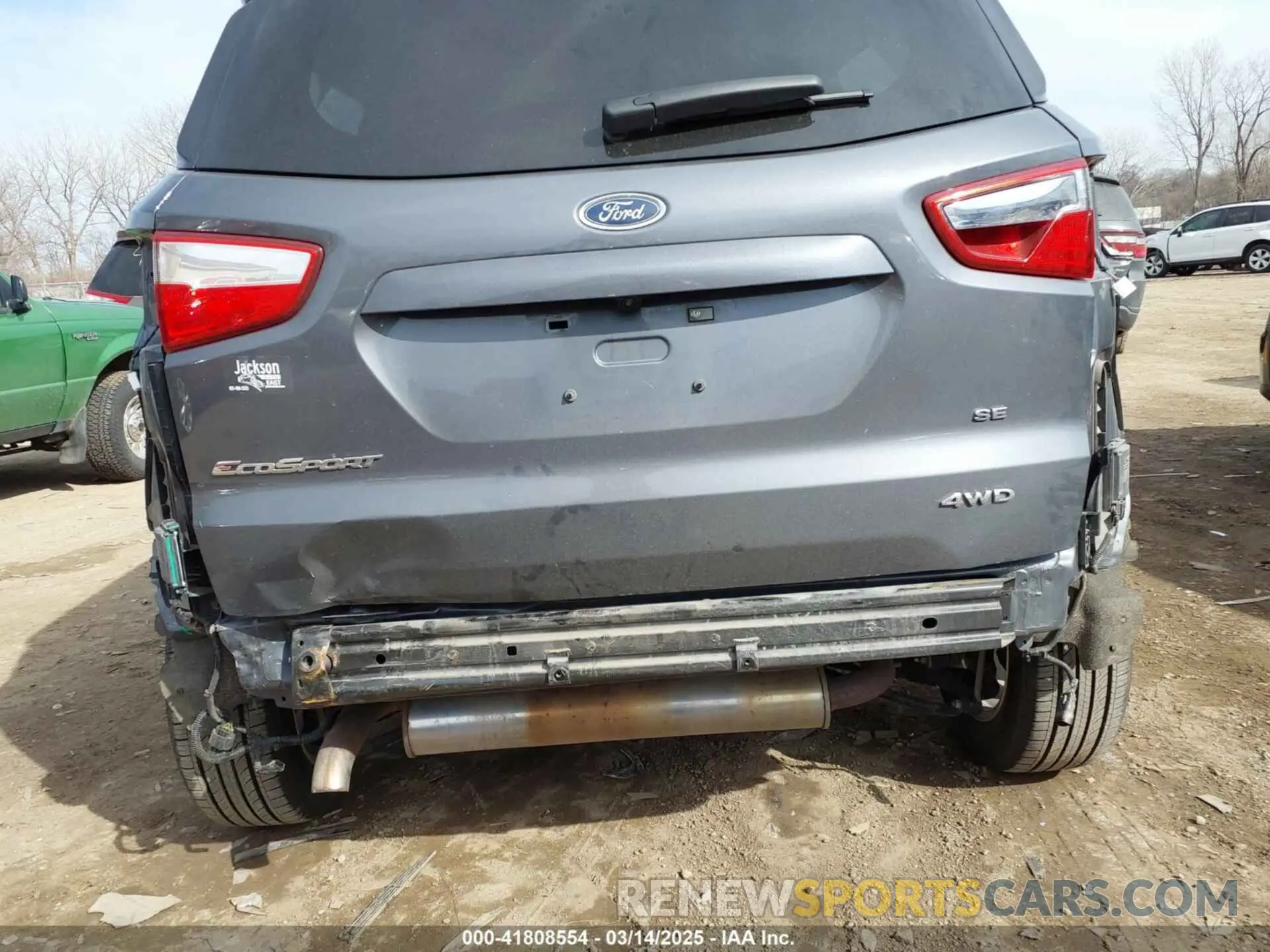 6 Photograph of a damaged car MAJ6S3GL1MC425050 FORD ECOSPORT 2021