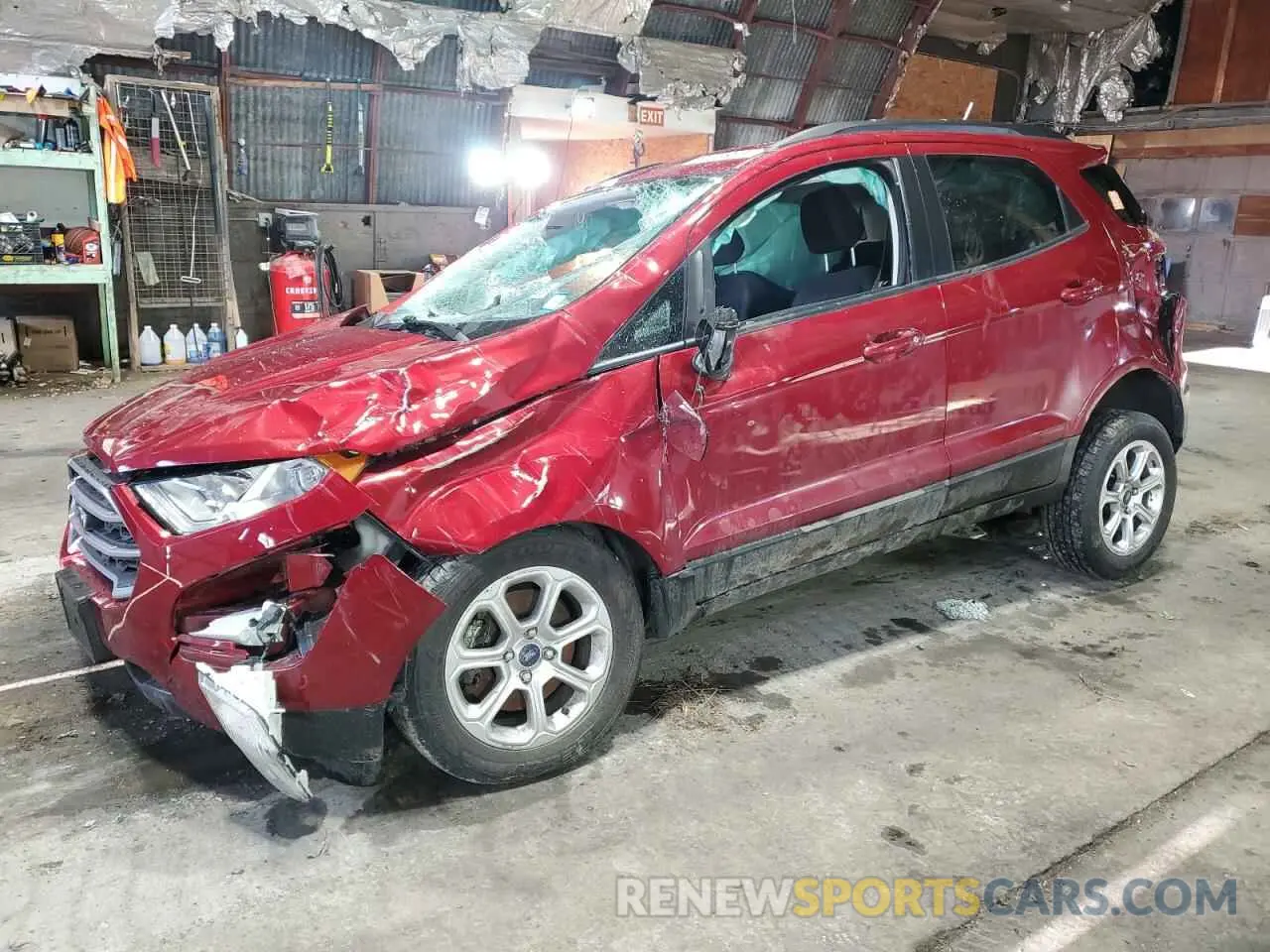 1 Фотография поврежденного автомобиля MAJ6S3GL2MC405146 FORD ECOSPORT 2021