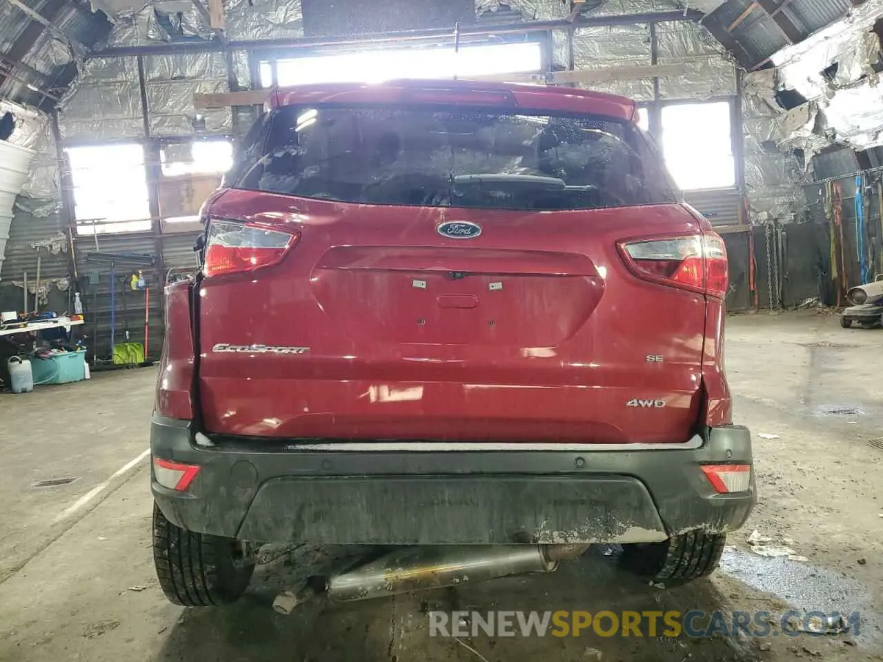 6 Фотография поврежденного автомобиля MAJ6S3GL2MC405146 FORD ECOSPORT 2021