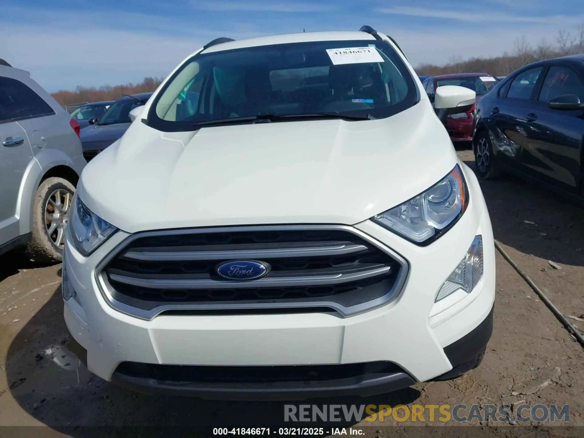 12 Photograph of a damaged car MAJ6S3GL2MC455206 FORD ECOSPORT 2021
