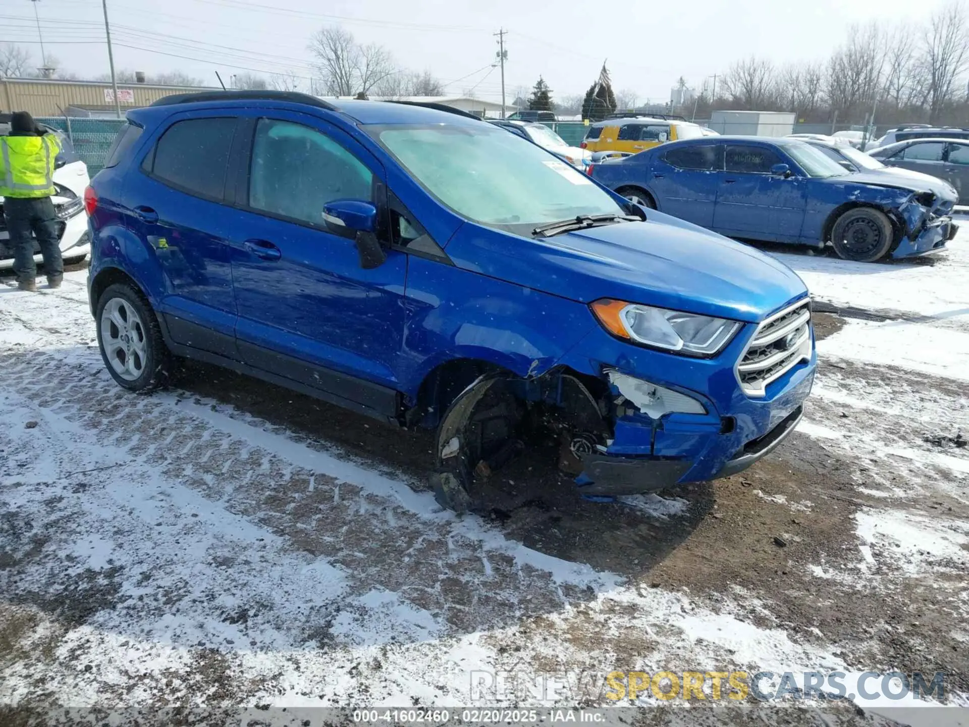 1 Фотография поврежденного автомобиля MAJ6S3GL3MC451147 FORD ECOSPORT 2021