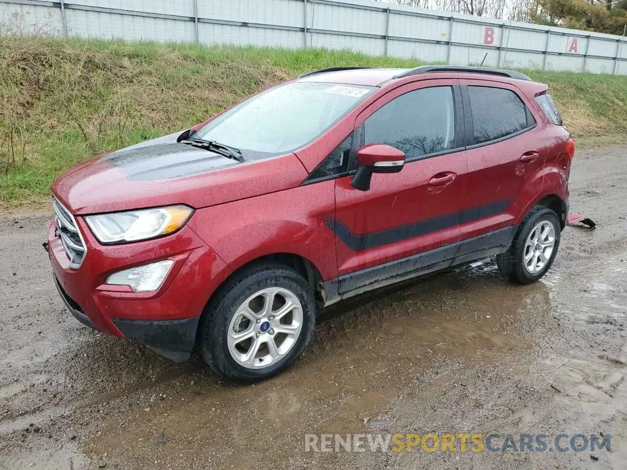 1 Photograph of a damaged car MAJ6S3GL4MC397650 FORD ECOSPORT 2021
