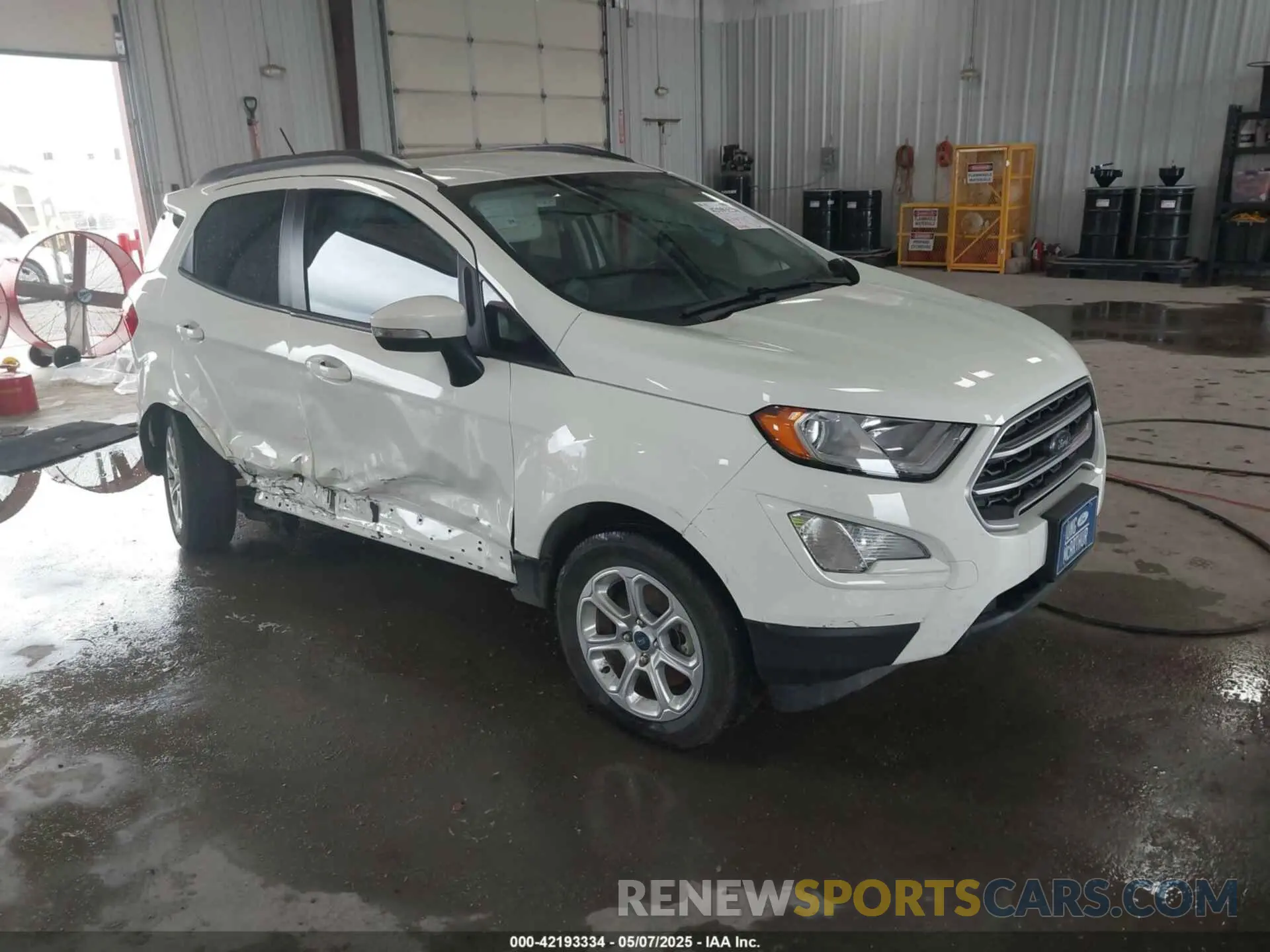 1 Photograph of a damaged car MAJ6S3GL4MC410607 FORD ECOSPORT 2021